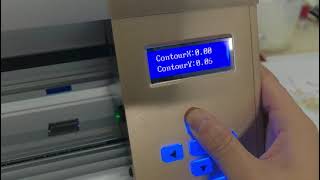 Yinghe MG model cutting plotter machine,how to calibrate the contour