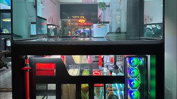 Test hút đáy - thổi đáy - hút mặt bể lọc dưới 4 đáy phao cơ I Hồ Cá Đoàn Chương