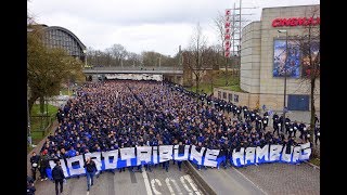 Stadtderby: 3000 HSV-Fans ziehen durch Hamburg