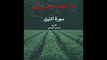 سورة التين | إدريس الصبحي #نهاوند