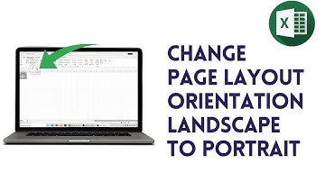 How To Change Page Layout Orientation Landscape To Portrait In Excel