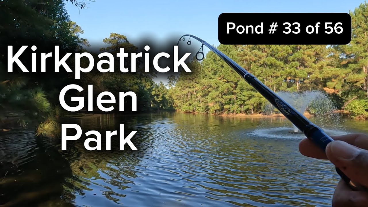 Bass Fishing in The Woodlands, Texas! Kirkpatrick Glen Park!