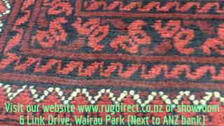 Afghan Hand Knotted Turkman Rug Size: 282 x 201cm (Pk9-114)