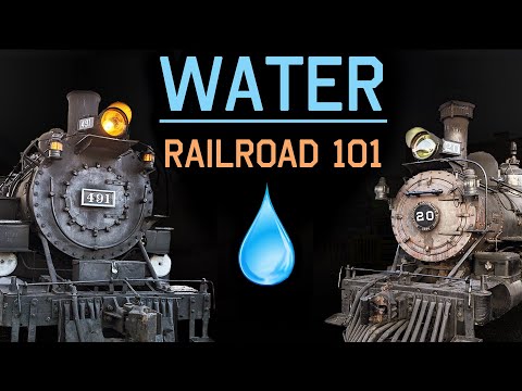 How much WATER do different STEAM TRAINS use? 