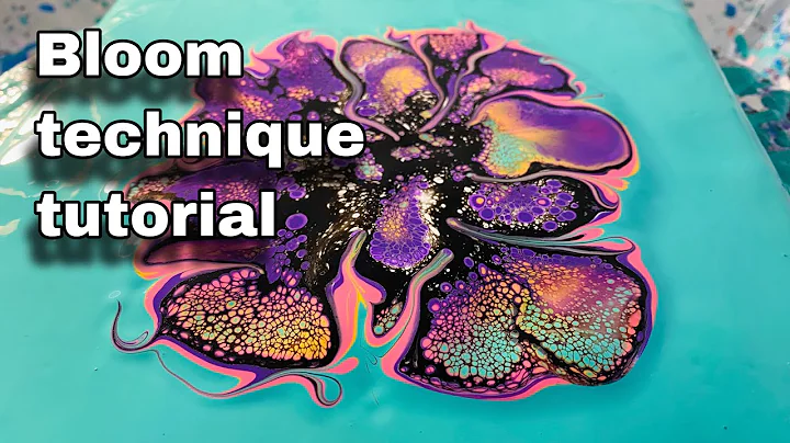 The Bloom Technique Acrylic Pour Painting