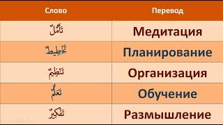 Привычки в арабском языке