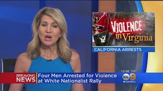 Members Of California White Supremacist Group Arrested In Charlottesville Rally