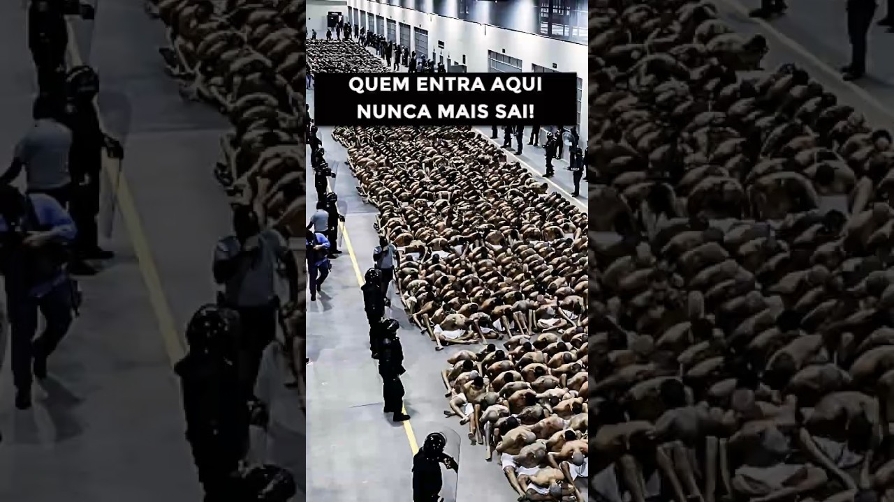 A MAIOR PRISÃO DO MUNDO! Justiça ou Crueldade? #crime #nayibbukele #elsalvador #curiosidades
