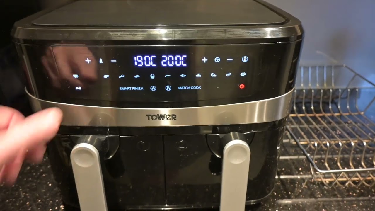 Tower Air Fryer 9L Dual Basket- How To Use And Review 