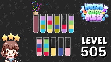 Water Sort Quest Level 505 Solution Walkthrough 🧪