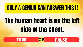 True or False? 🤔 Put Your Knowledge to the Test! #quiz #gk #trueorfalse