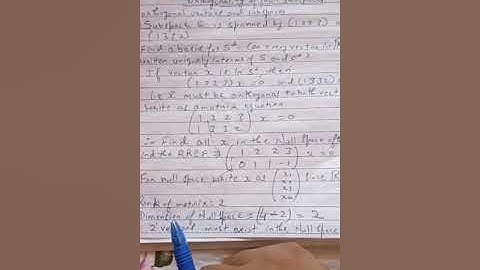 ECE, ESLA, 18EC44, Module 4, Orthogonality of four subspaces