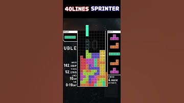 [TETR.IO] SS rank. Just a game of Tetris. 40Lines Sprinter. #283
