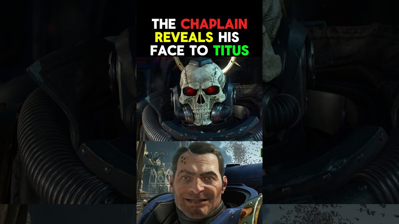 THE CHAPLAIN REVEALS HIS FACE - Space Marine 2