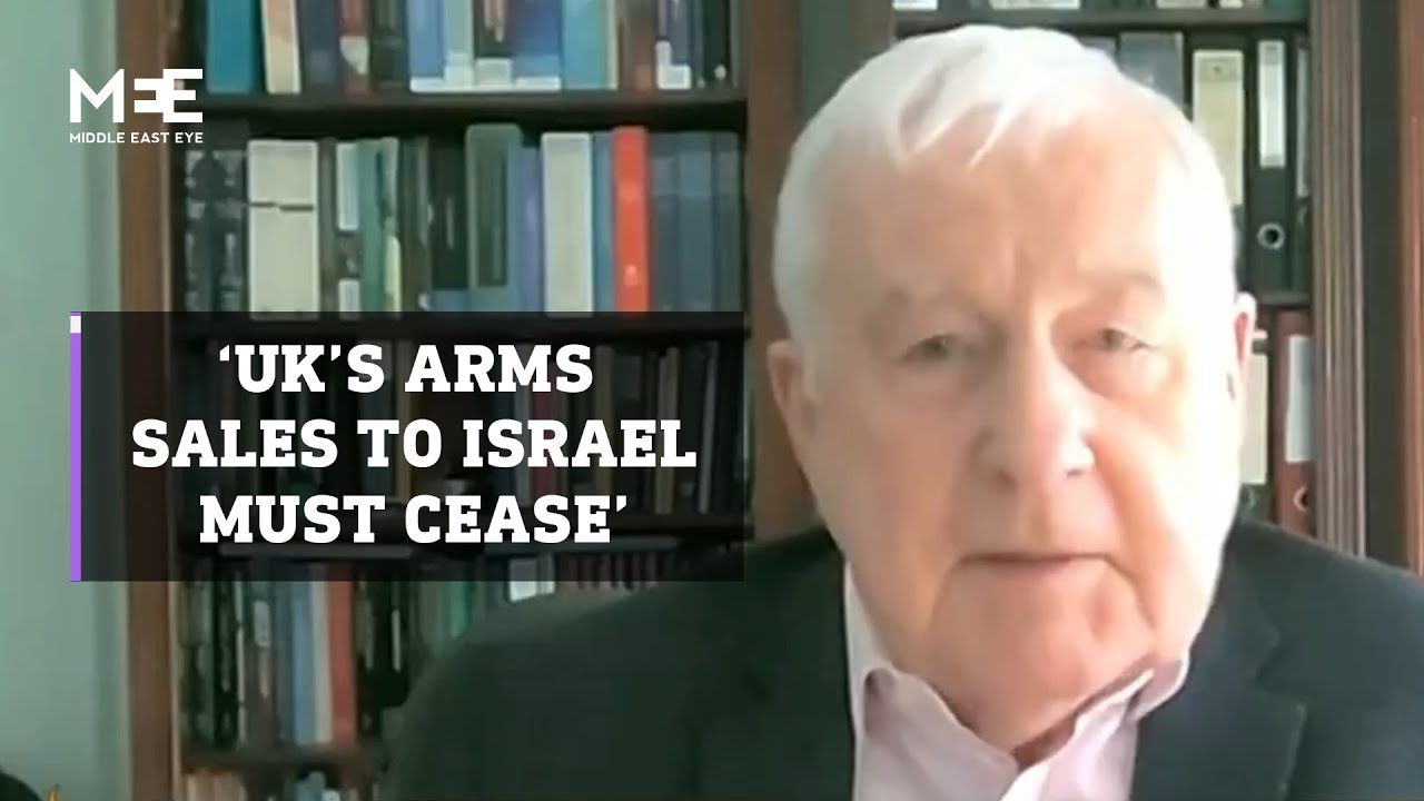 Professor of law says if UK doesn’t cancel arms sales to Israel it might be complicit in genocide