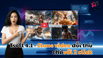 Tool AI Tsoft 4.1 – Clone video đối thủ siêu nhanh chỉ với 2 click | Sản xuất VEO3 Ultra hàng loạt