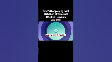 Day 278 of playing FALL GUYS on stream until CASEOH joins my stream!! #fyp #fallguys #twitch