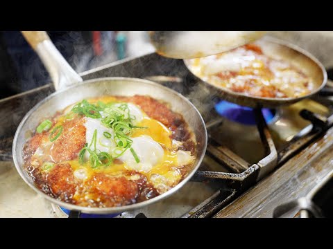 カツ丼 Katsudon - Japanese Street Food - Pork Cutlet Tonkatsu - とんかつ 吉兵衛 三宮本店