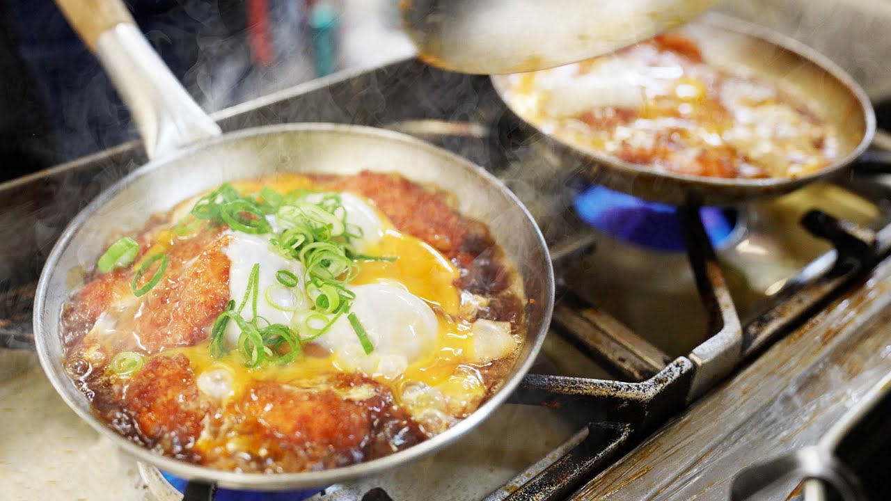 ⁣カツ丼 Katsudon - Japanese Street Food - Pork Cutlet Tonkatsu - とんかつ 吉兵衛 三宮本店