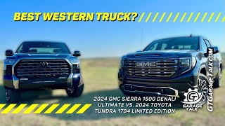 2024 GMC Sierra Denali Ultimate vs. Toyota Tundra 1794 Limited Edition | Western Themed Trucks