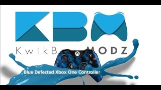 Blue Defected Custom Xbox One Controller - KwikBoy Modz