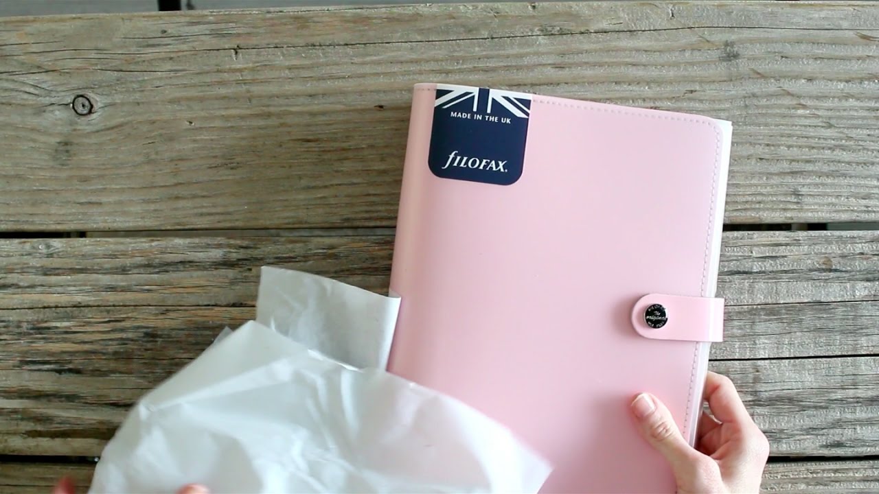 UNBOXING: Filofax The Original A5 Patent Pink