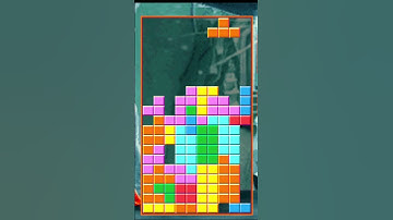 Tetris game @ 4.9x speed #tetris #shorts