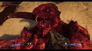 SLOW MOTION: [Doom] Baron Of Hell Glory Kill 300 fps.