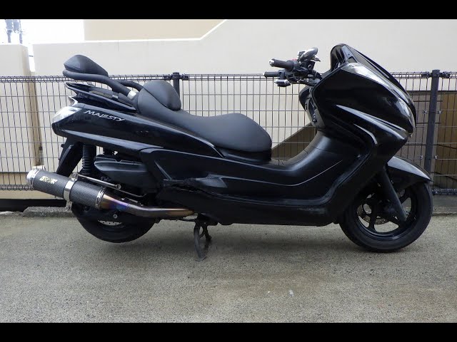 マジェスティ250(SG15J) グラマジェ エンジン始動 社外マフラー MAC