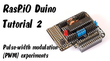 RasPiO Duino Tutorial Video 2 - PWM (Pulse-width Modulation)