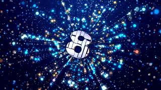 Countdown Timer - Blue particle countdown time - 10 to 0 - 10 Seconds