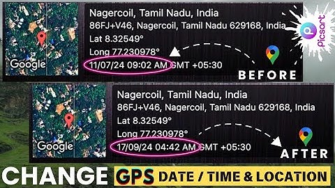GPS Map Camera Ka Time, Date & Location Change kare? | How to Change the Gps Map Camera Date & Time