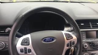 ADJUST STEERING WHEEL FORD EDGE