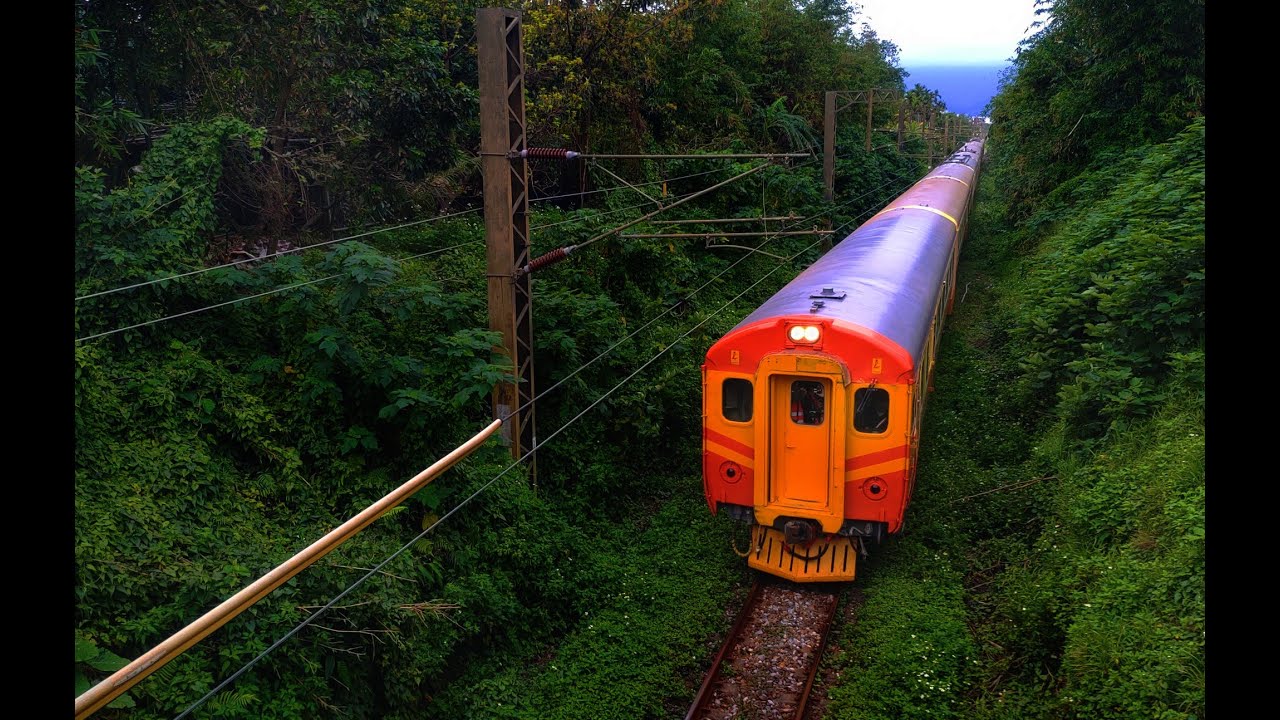 EMU100 元老自強號 駛入花蓮臨港線