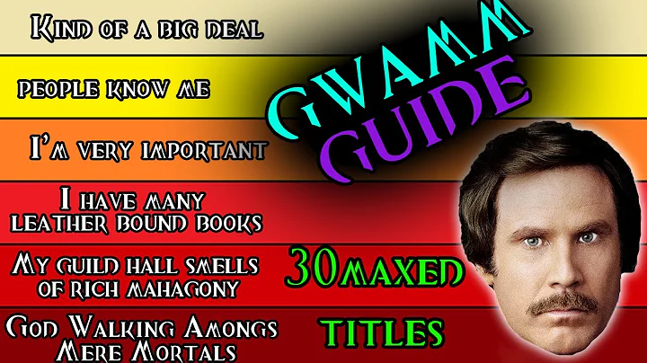 GWAMM Guide - Guild Wars [30+ maxed titles] - DayDayNews