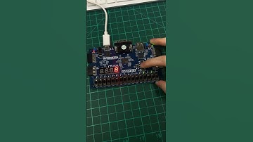 FPGA - 16bit Upcounter (+ debouncing code)
