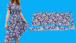 no zipper ✂ cut and sew a beautiful summer dress