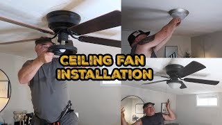 Indoor Ceiling Fan Easy Installation (Step by Step)