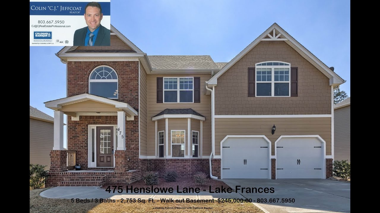 Home Preview 475 Henslowe Lane Lake Frances West Columbia, SC
