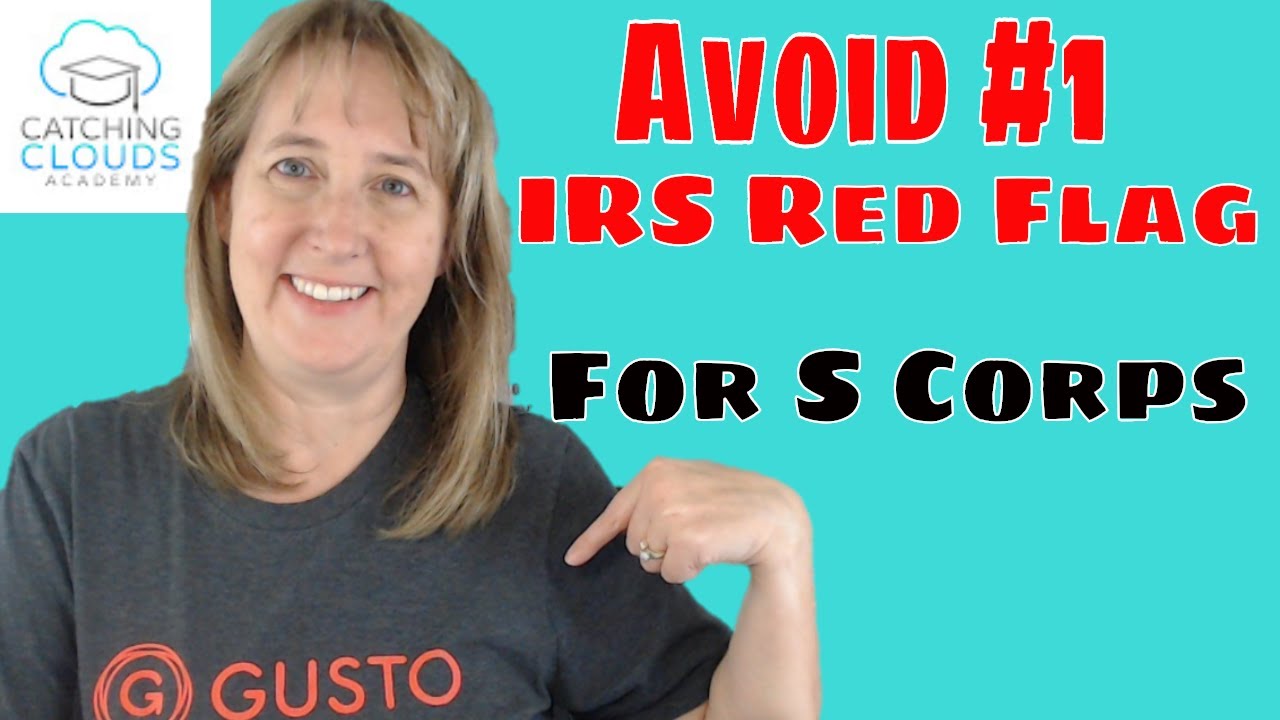 Reasonable Compensation S Corp 1 IRS Red Flag YouTube