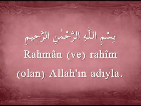 hafız Mehmet Emin ay hoca efendi tövbe süresi 126. 129. ayet-i  kerime