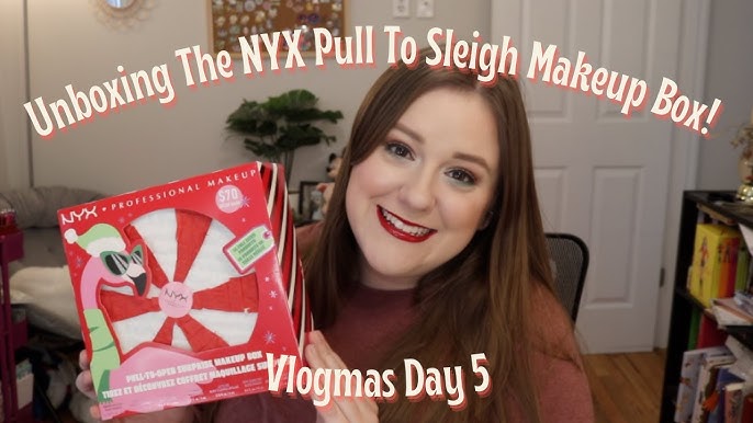 NYX PULL TO SLEIGH SURPRISE MAKEUP HOLIDAY GIFT SET UNBOXING - IS IT WORTH  $70?? HONEST REVIEW! - YouTube