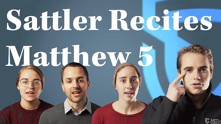 Sattler Recites Matthew Five