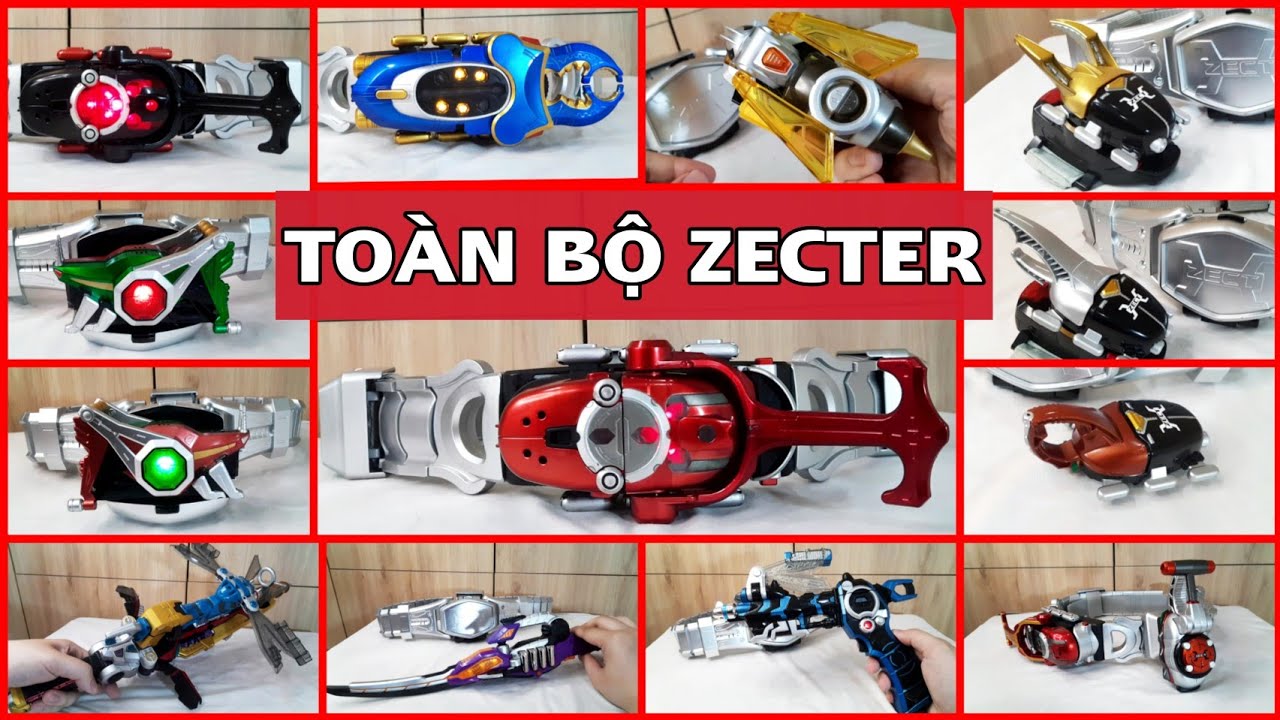 [Kabubu 01] Toàn Bộ Zecter Trong Kamen Rider Kabuto - YouTube