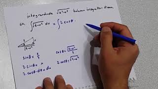 İNTEGRANDINDA KÖK İÇİNDE A KARE EKSİ X KARE BULUNAN İNTEGRALLERİ HESAPLAMA matyaz16 düz