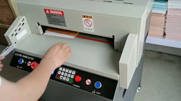 The DB-450 17.7 inch automatic electric paper cutter