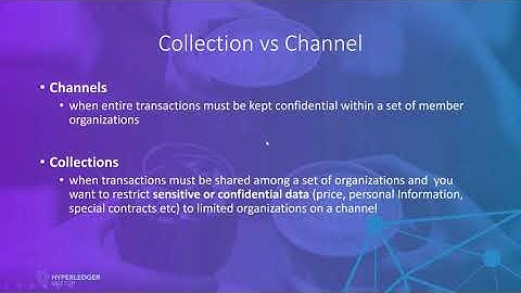 Hyperledger Fabric - Private Data Collection