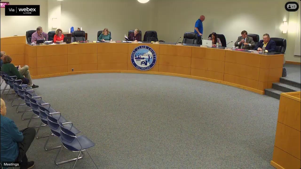 December 14, 2023 St Clair County Board of Commissioners - YouTube