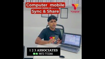 Vyapar software computer mobile synchronisation #howtousevyapar #trialbalance #vyaparapp #invoice