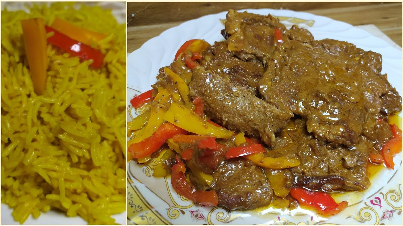 #أسهل_ طريقة لعمل البفتيك بالزبادى واحلى صوص بنى مكون واحد هيخلى الارز البسمتى زى بتاع المحلات واجمل